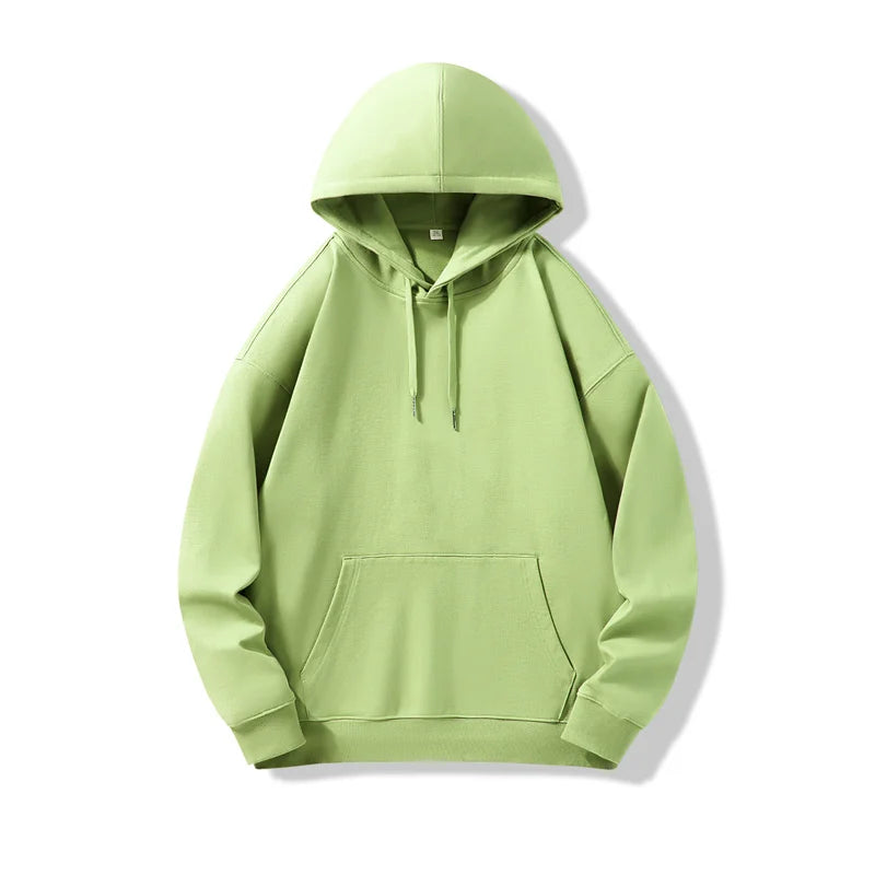 330GSM 100% Cotton Hoodies Men Women DIY Customize Logo Your OWN Design Logo/Picture/Text Customzation Unisex Hooded Sweatshirt