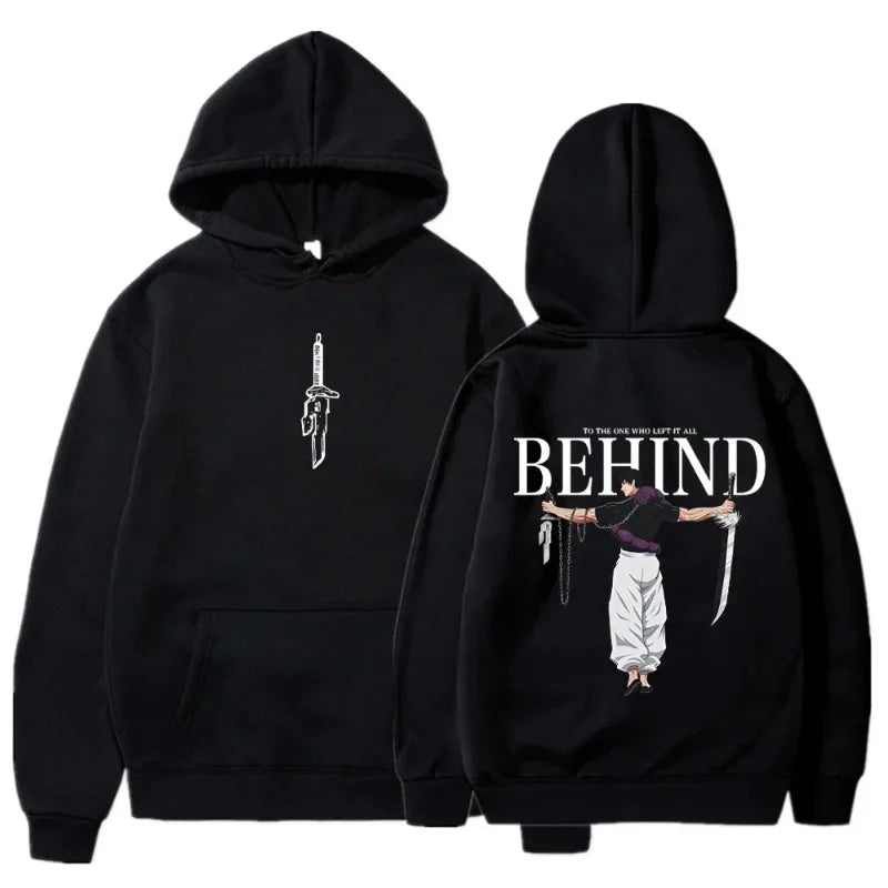 Anime Hoodies for Men and Women Fushiguro Toji Manga Hoodies Gothic Sportswear Hip Hop Street Wear Men's Clothing