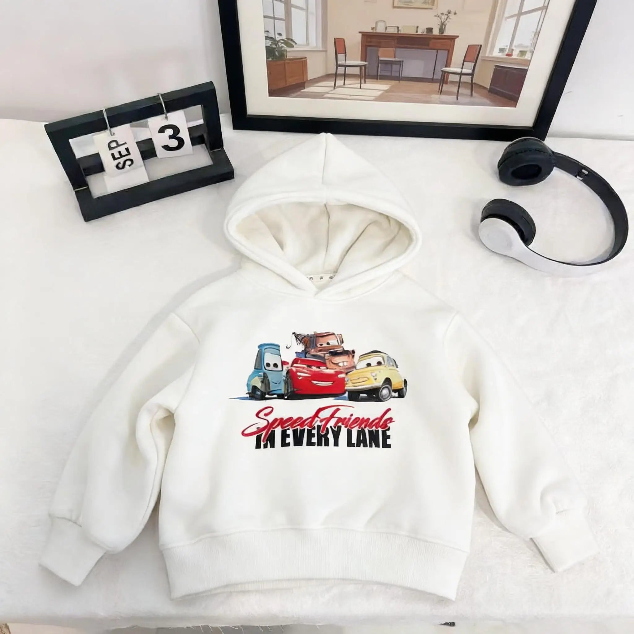 Hoodies For Kids Clothing Spring New Style Cartoon Car Fashion Sweatshirts Tops Hooded Long Sleeved Children's Costume Hoodie