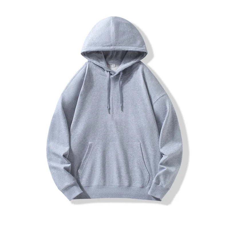 330GSM 100% Cotton Hoodies Men Women DIY Customize Logo Your OWN Design Logo/Picture/Text Customzation Unisex Hooded Sweatshirt