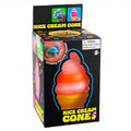 Nee-doh Nice Cream Cone Colorful Ice Cream Shaped Sensory Stress Reliever Fidget Tool for Anxiety & Focus for Adults & Kids