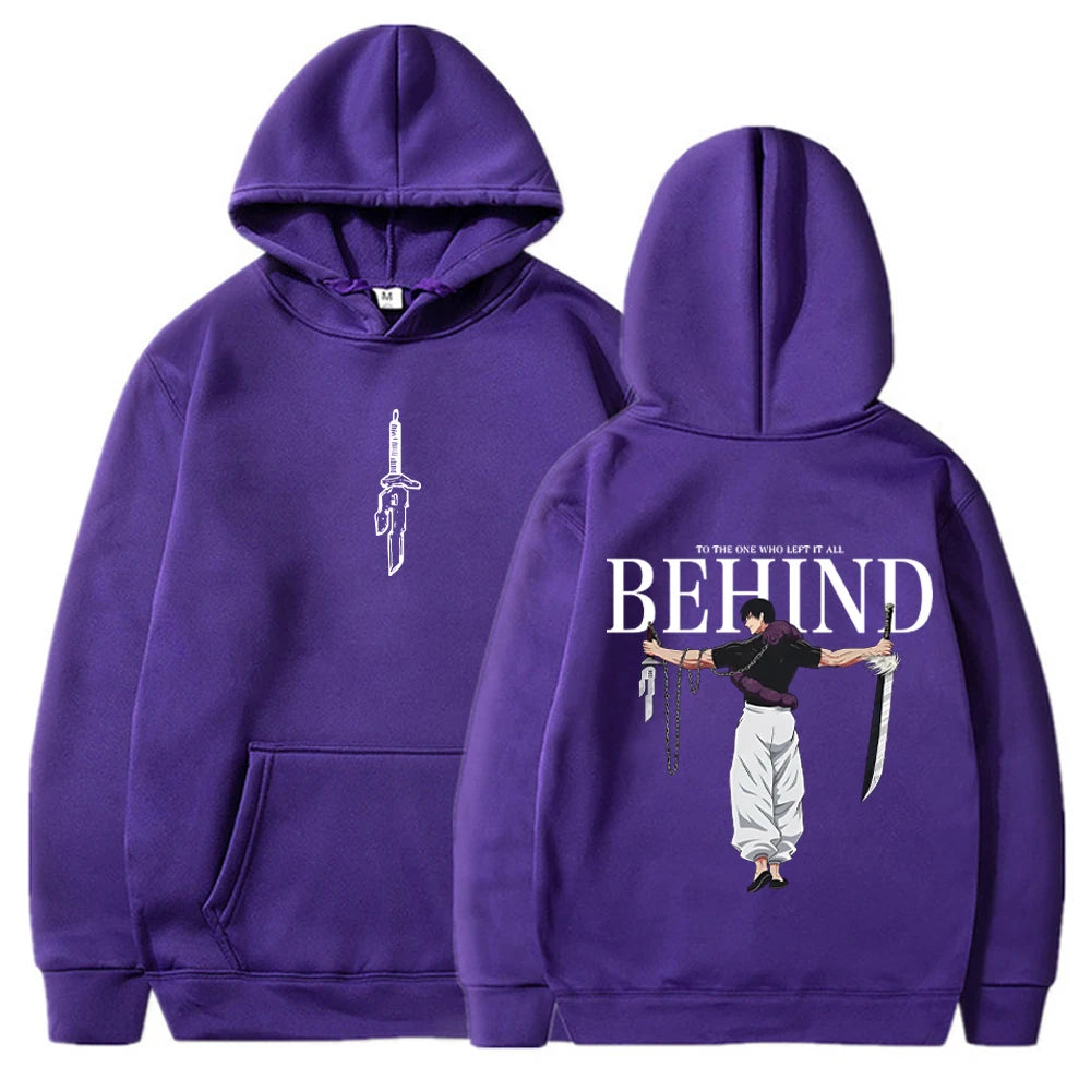 Anime Hoodies for Men and Women Fushiguro Toji Manga Hoodies Gothic Sportswear Hip Hop Street Wear Men's Clothing