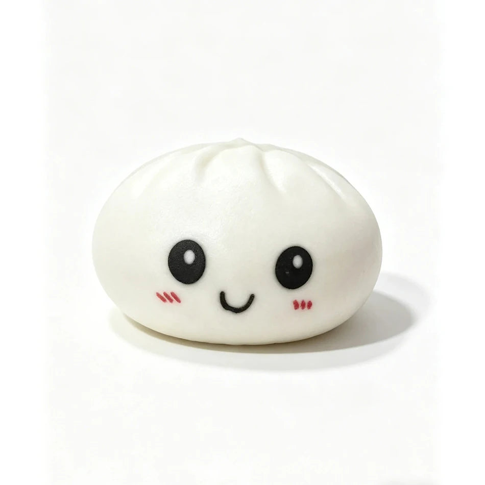 High-quality Soft Dumpling Squishy: Transparent Colorful Squeeze Toy, ASMR Stress Relief Ball, Sensory Fidget Toy For People