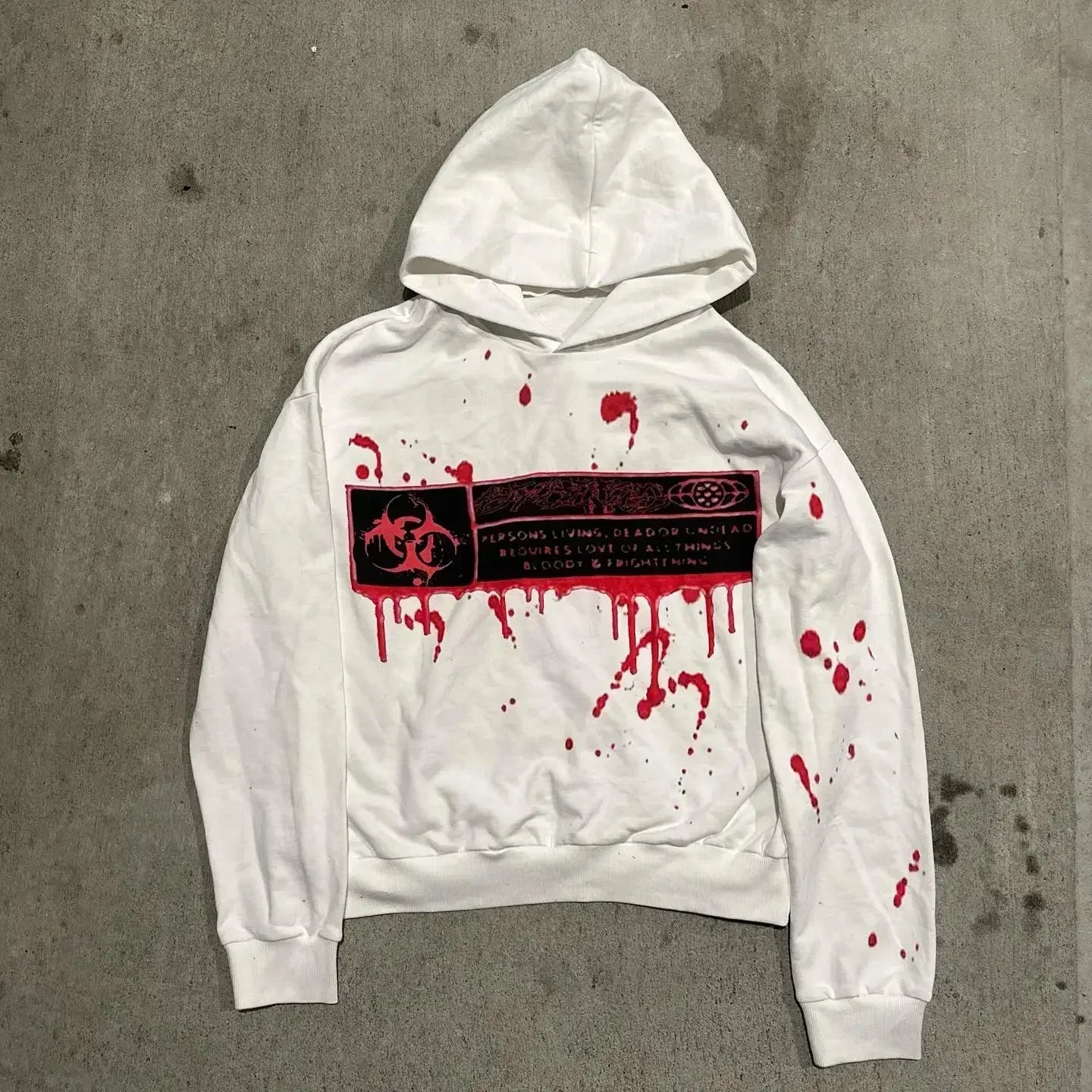 Harajuku Hoodies Women Goth Streetwear Tops Gothic Grunge Couples Sweatshirt Drolandmiller Oversized Hoodie Y2k Clothes