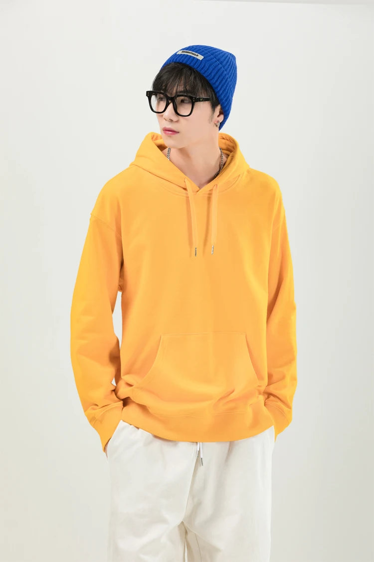 330GSM 100% Cotton Hoodies Men Women DIY Customize Logo Your OWN Design Logo/Picture/Text Customzation Unisex Hooded Sweatshirt