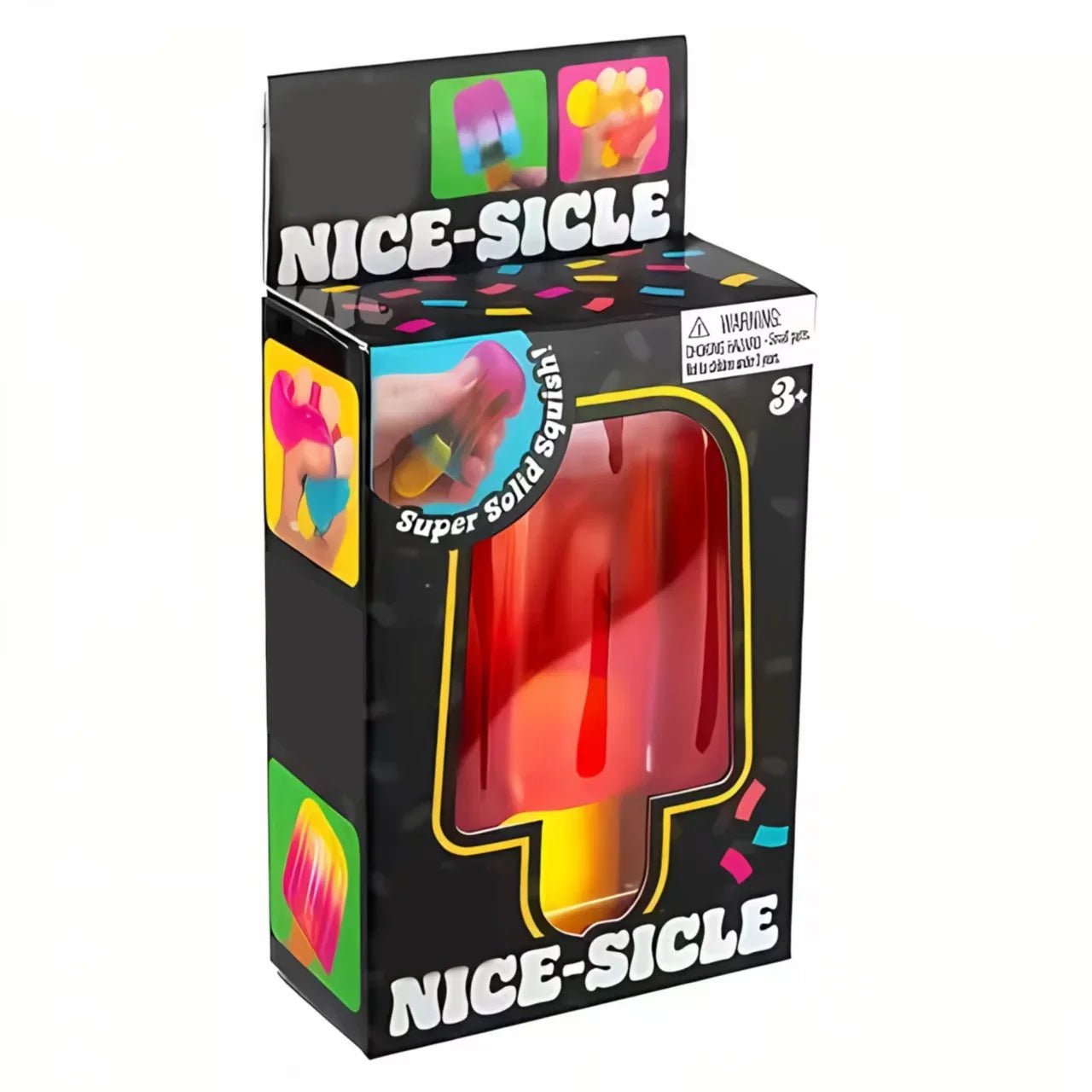 Nee-doh Nice Cream Cone Colorful Ice Cream Shaped Sensory Stress Reliever Fidget Tool for Anxiety & Focus for Adults & Kids