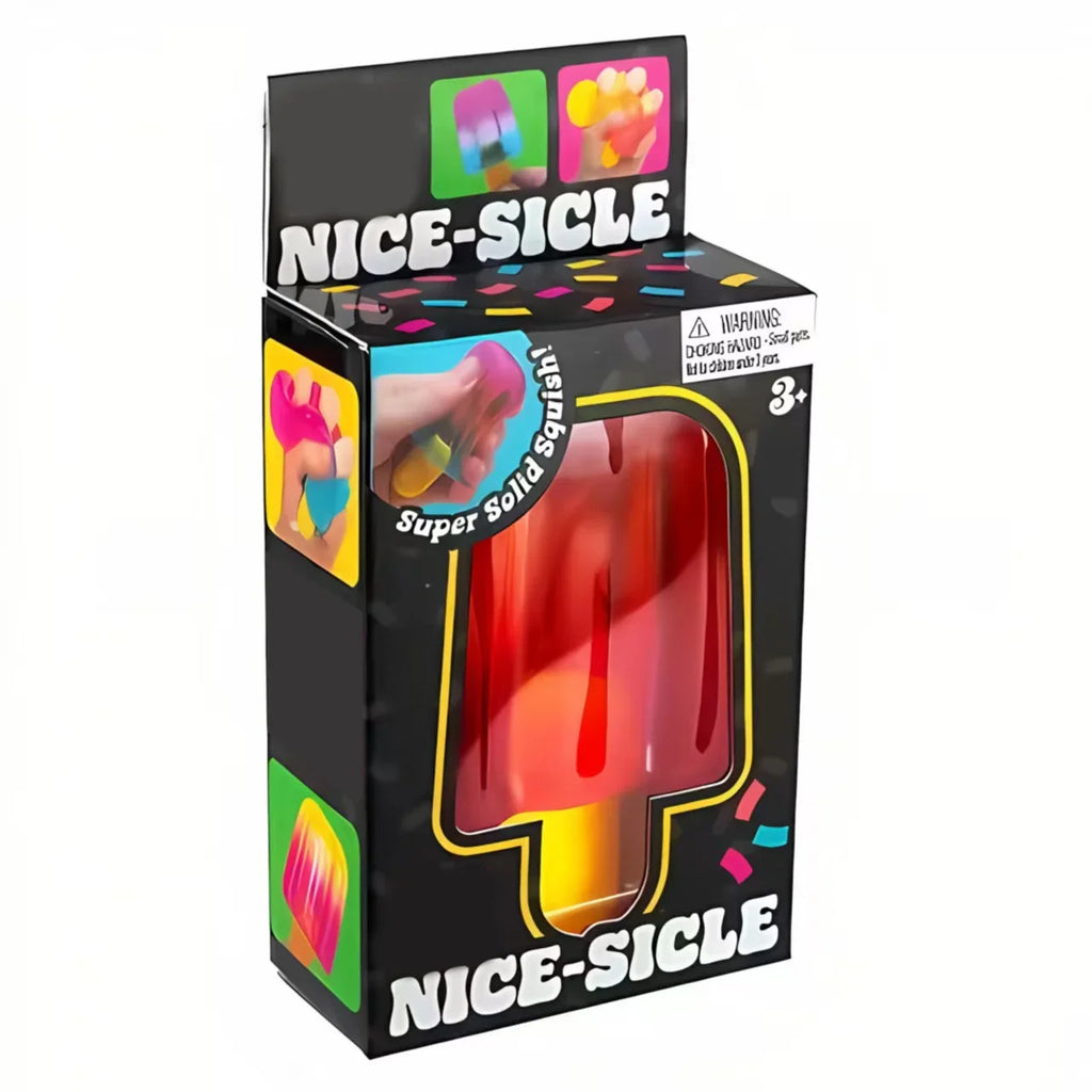 Nee-doh Nice Cream Cone Colorful Ice Cream Shaped Sensory Stress Reliever Fidget Tool for Anxiety & Focus for Adults & Kids
