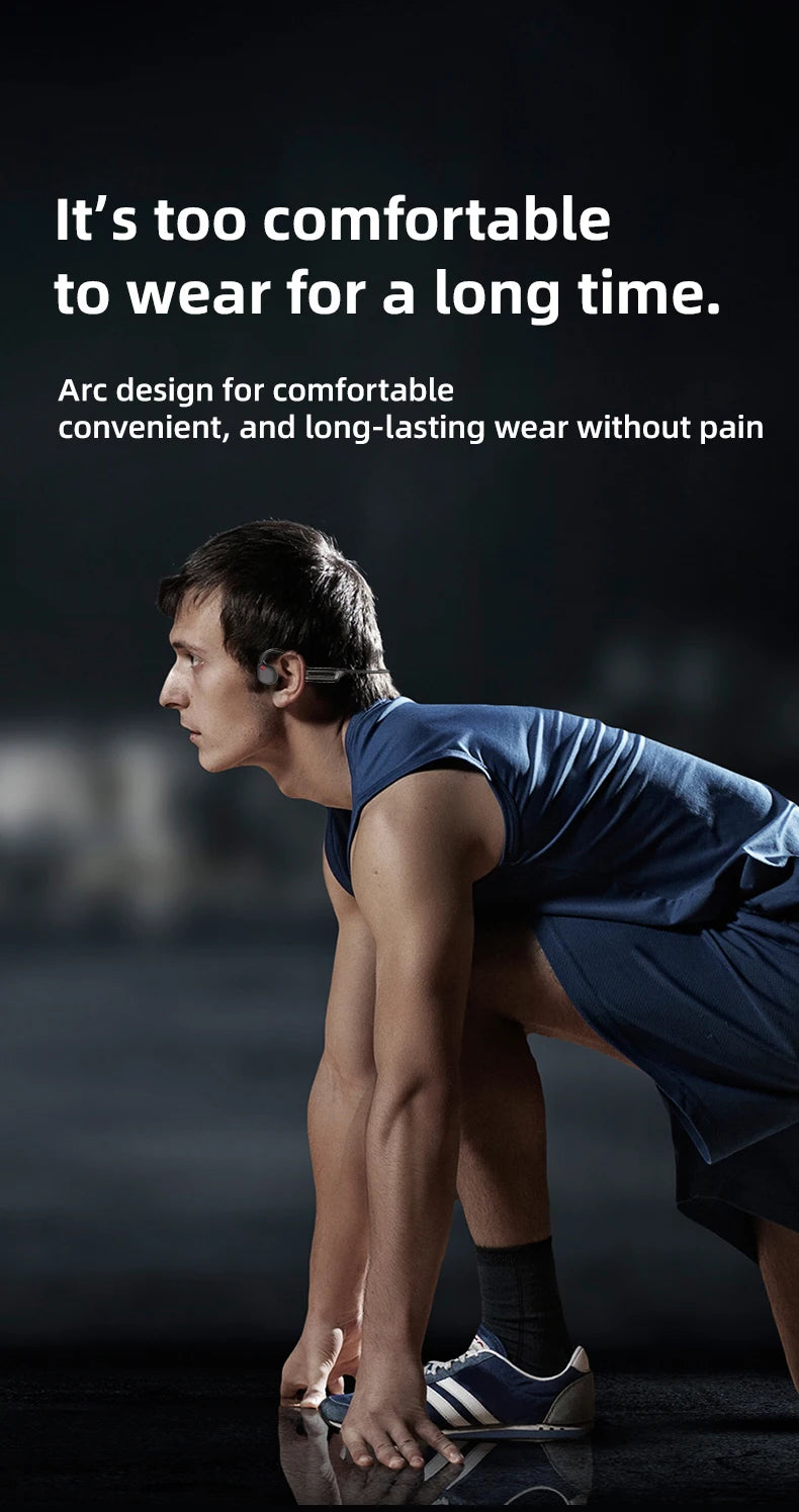 X7/X10 IPX8 Waterproof Swimming Bone Conduction Bluetooth 5.3 Headphone 32GB MP3 Player HIFI Bass Music Sports Wireless Earphone