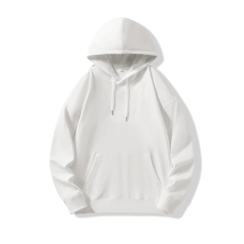 330GSM 100% Cotton Hoodies Men Women DIY Customize Logo Your OWN Design Logo/Picture/Text Customzation Unisex Hooded Sweatshirt