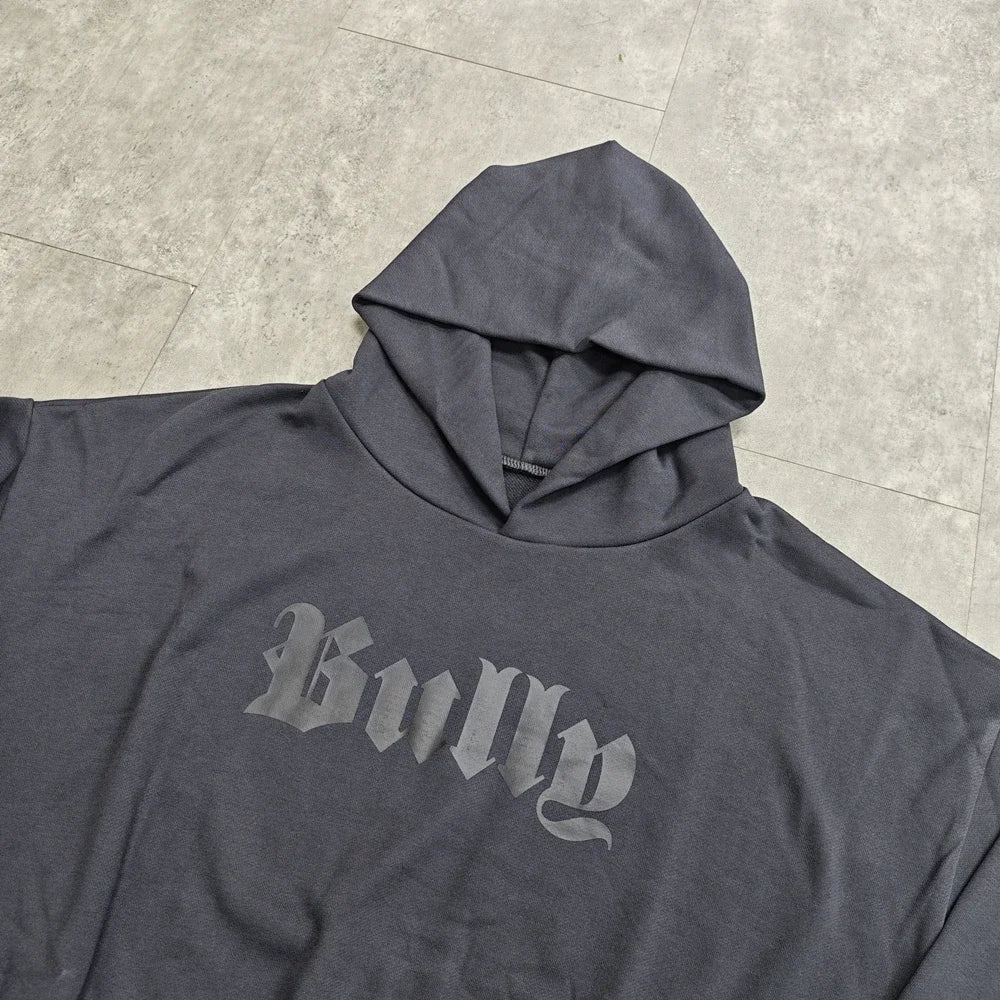Yao Fashion Luxury Men Tops Hoodied Kanye West Bully Streetwear Oversize HipHop Vintage Sweatshirt Loose Hoodies For Men Unisex