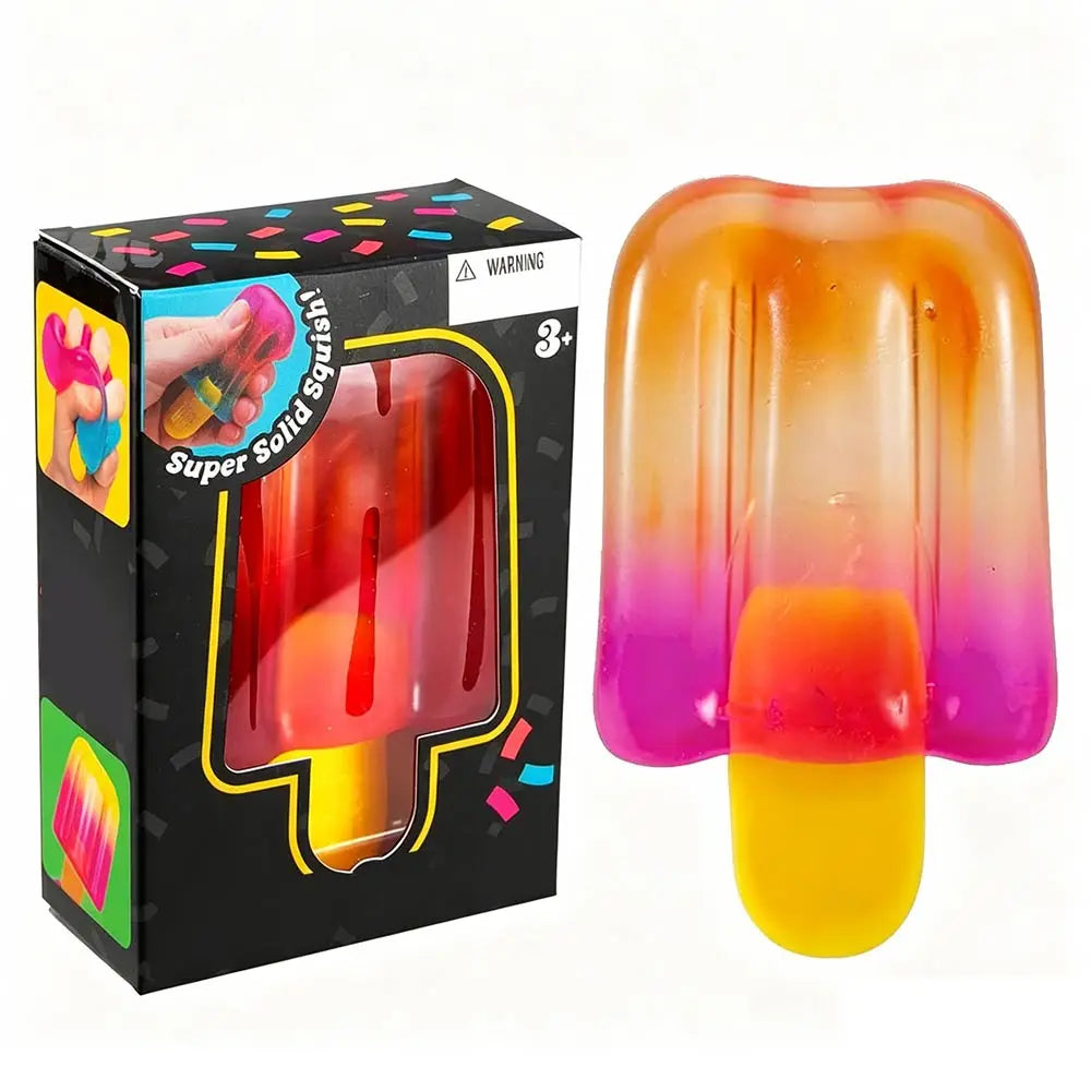 Nee-doh Nice Cream Cone Colorful Ice Cream Shaped Sensory Stress Reliever Fidget Tool for Anxiety & Focus for Adults & Kids