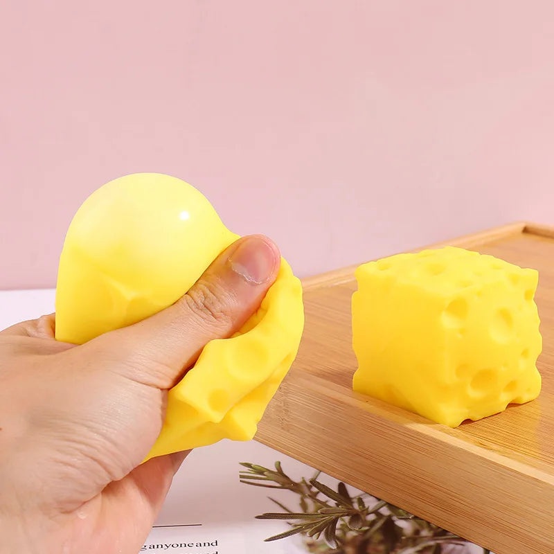 Needoh Cute Ice Cheese Multi Color Toy Soft Soothing Stress Party Gift Desktop Decoration Children Adult Gift