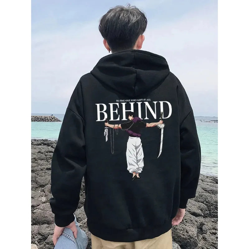 Anime Hoodies for Men and Women Fushiguro Toji Manga Hoodies Gothic Sportswear Hip Hop Street Wear Men's Clothing