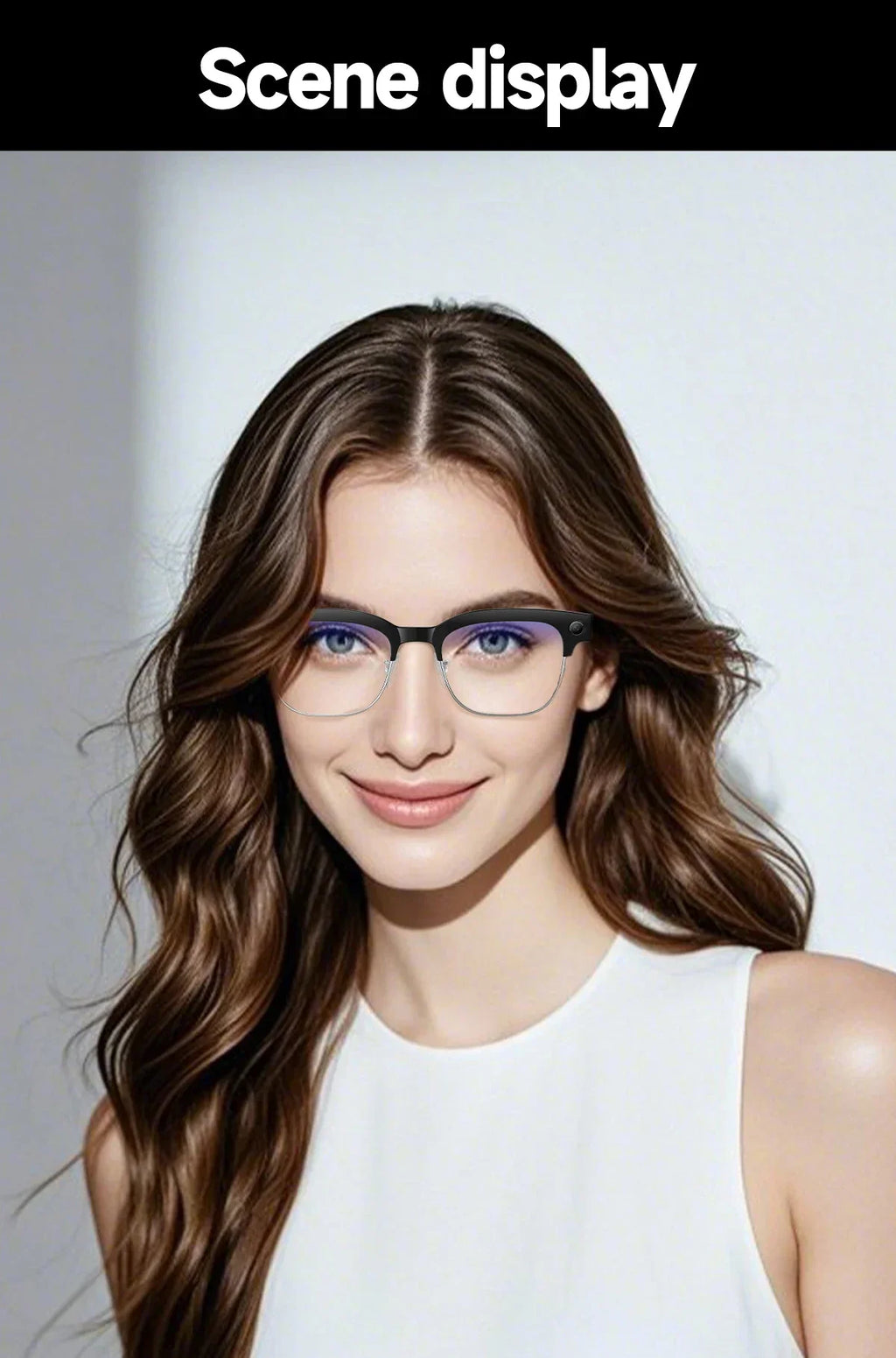 AI Smart Glasses AI Smart Translation AI Smart Question and Answer Interaction 800W HD Camera 290mAh Battery AI Smart Glasses