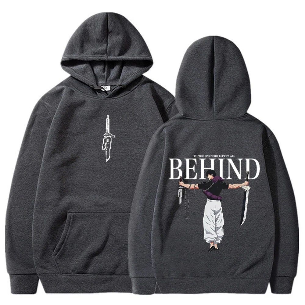 Anime Hoodies for Men and Women Fushiguro Toji Manga Hoodies Gothic Sportswear Hip Hop Street Wear Men's Clothing