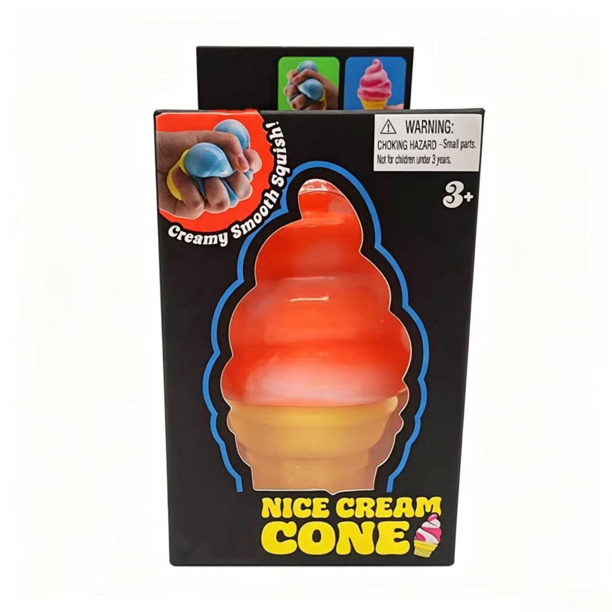 Heart Shake - Ice Cream Cone TPR Sensory Squeeze Toy